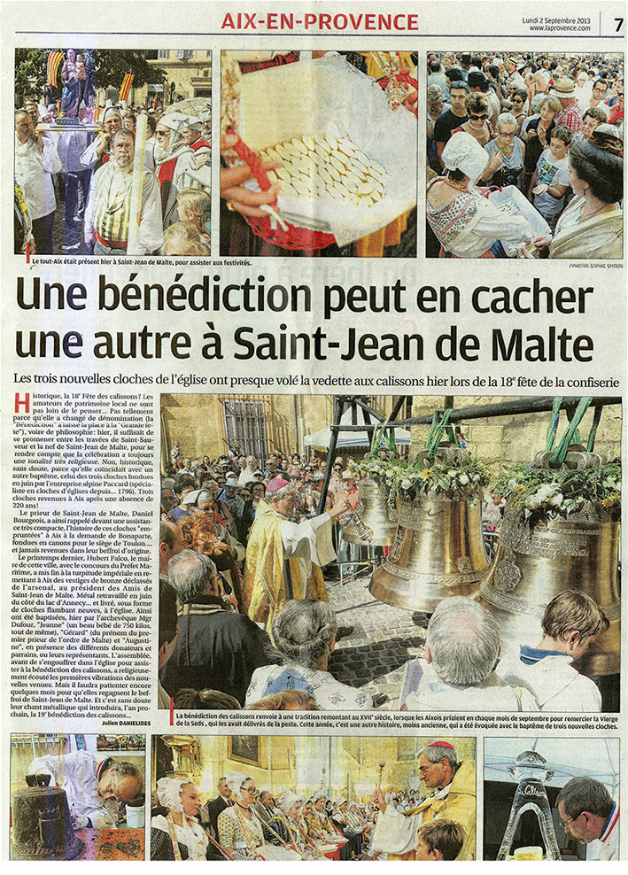 article-la-Provence-Calissons-Septembre-2013