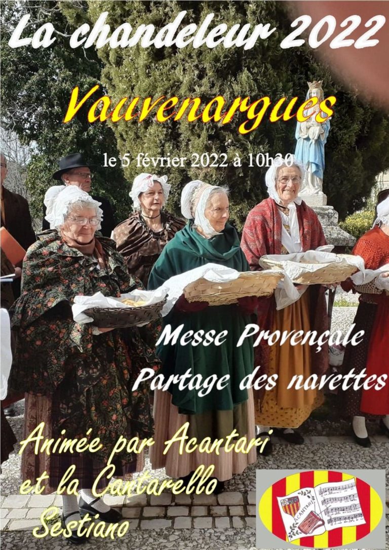 Messe de la Chandeleur à Vauvenargues
