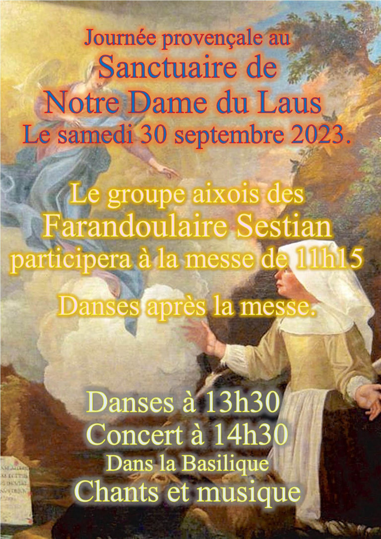 Journée Provençale à Notre Dame du Laus